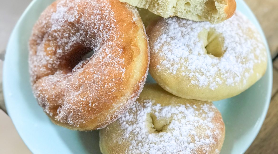 GRAFFE DI PATATE LIGHT E SENZA LATTOSIO, FACILISSIME E MORBIDE AL FORNO (140 KCAL) // EASY AND SKINNY DOUGHNUTS