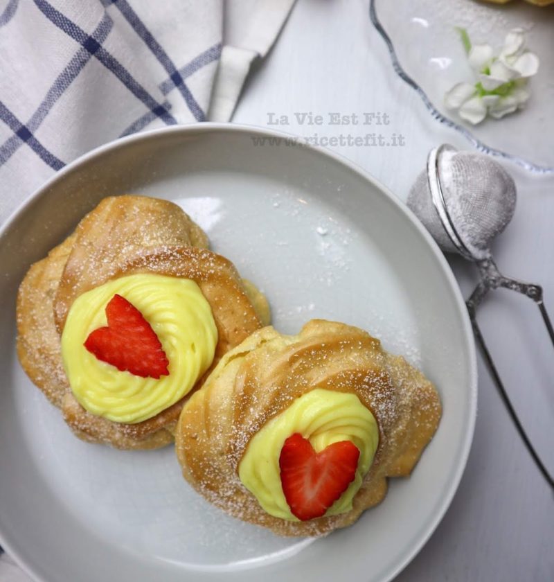 zeppole di san giuseppe light senza glutine zucchero e uova