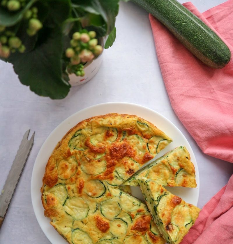 Torta rustica di zucchine low carb senza base senza burro