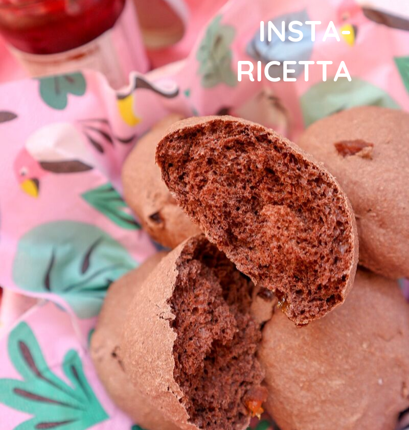 instaricetta panini dolci al cacao laricettafit