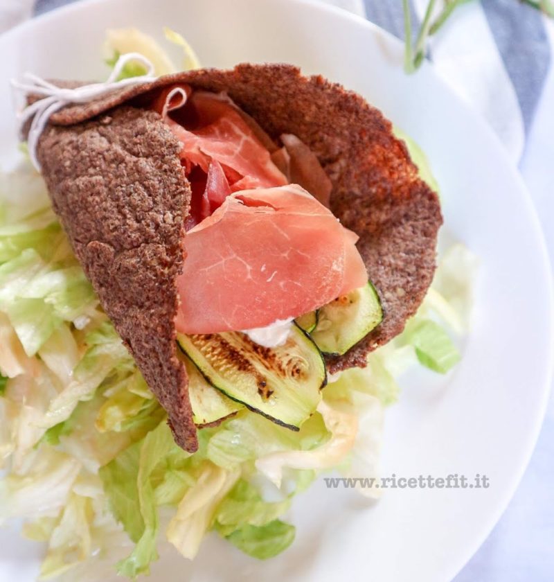 piadina tortillas semi di lino low carb senza glutine vegan laricettafit