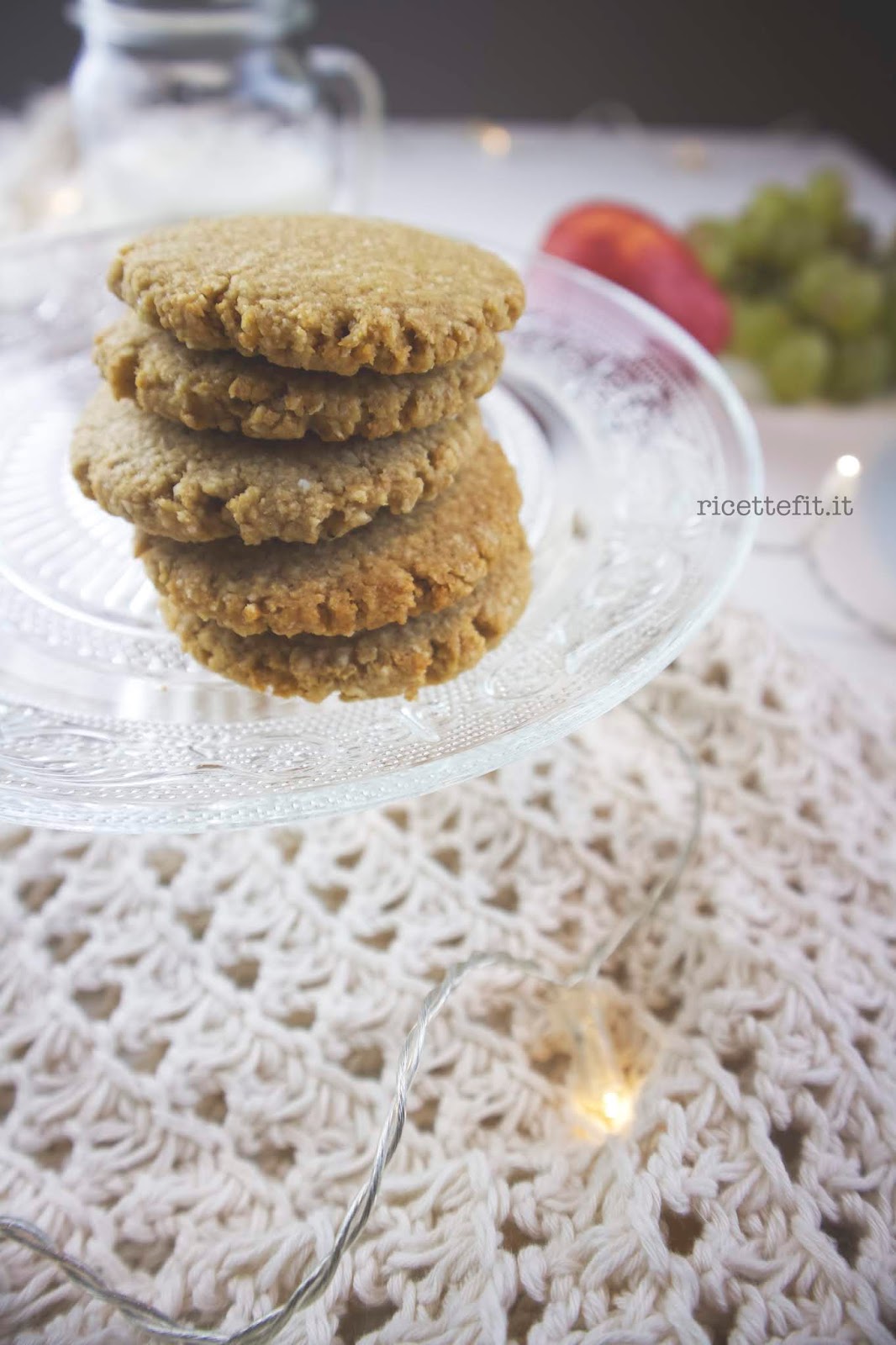 Biscotti senza glutine senza zucchero e vegan con il burro d'arachidi di LA VIE EST FIT