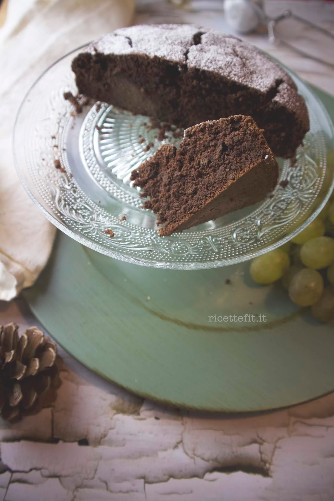 TORTA AL CACAO CON SOLI ALBUMI E ZUCCA SENZA ZUCCHERO LIGHT DI LA VIE EST FIT