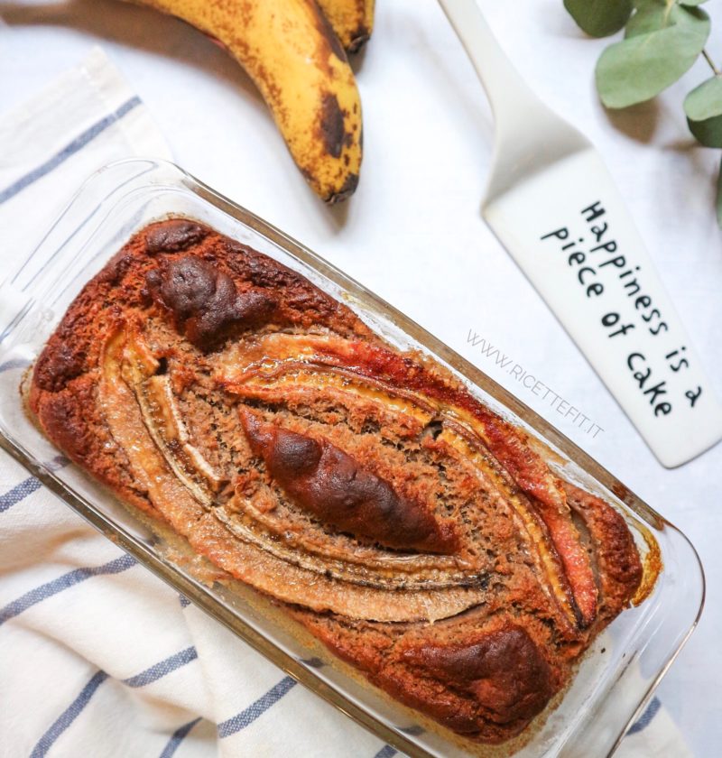 banana bread senza glutine lattosio vegan uova grassi light di LA VIE EST FIT