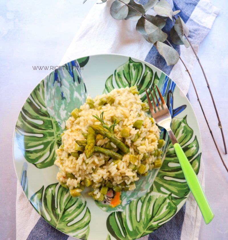 Risotto light asparagi senza lattosio di LA VIE EST FIT