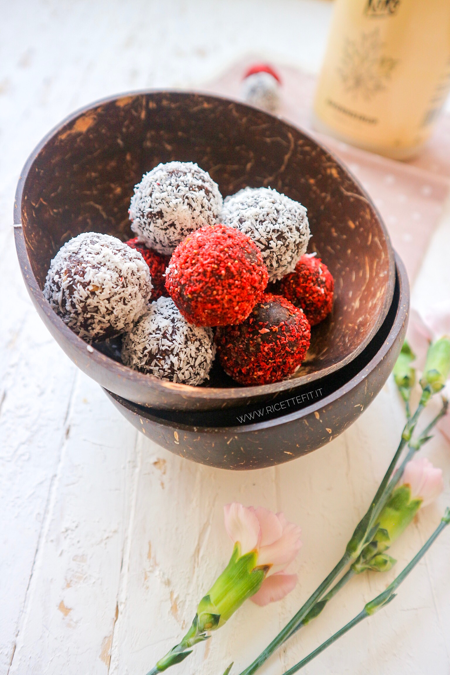 kokosbollar ikea palline di avena light senza zucchero palline energetiche senza glutine lattosio vegan di LA VIE EST FIT