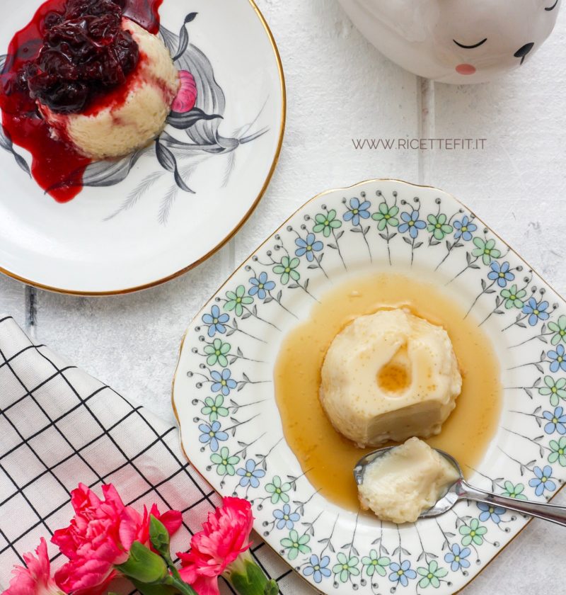 Panna cotta con il latte senza gelatina agar agar light facile e veloce di LA VIE EST FIT