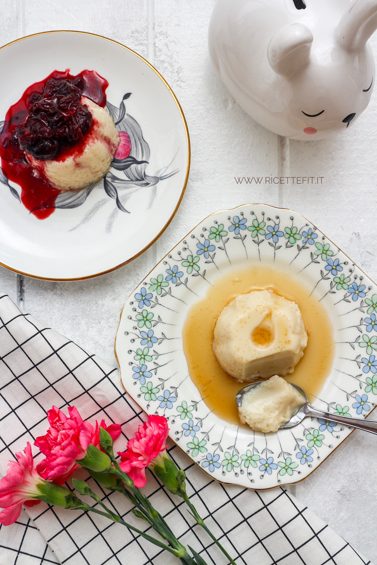 Panna cotta con il latte senza gelatina agar agar light facile e veloce di LA VIE EST FIT 