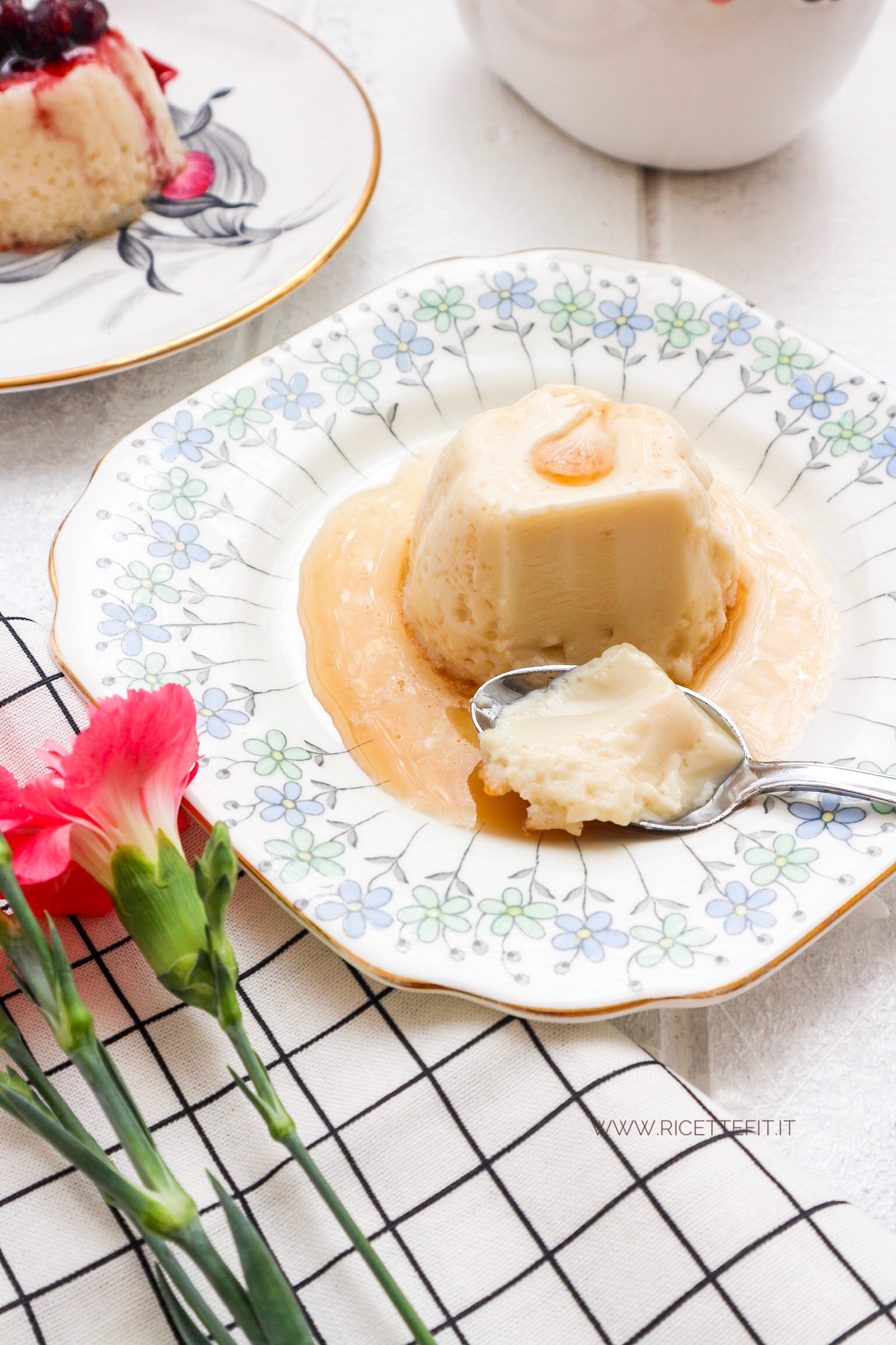 Panna cotta con il latte senza gelatina agar agar light facile e veloce di LA VIE EST FIT 
