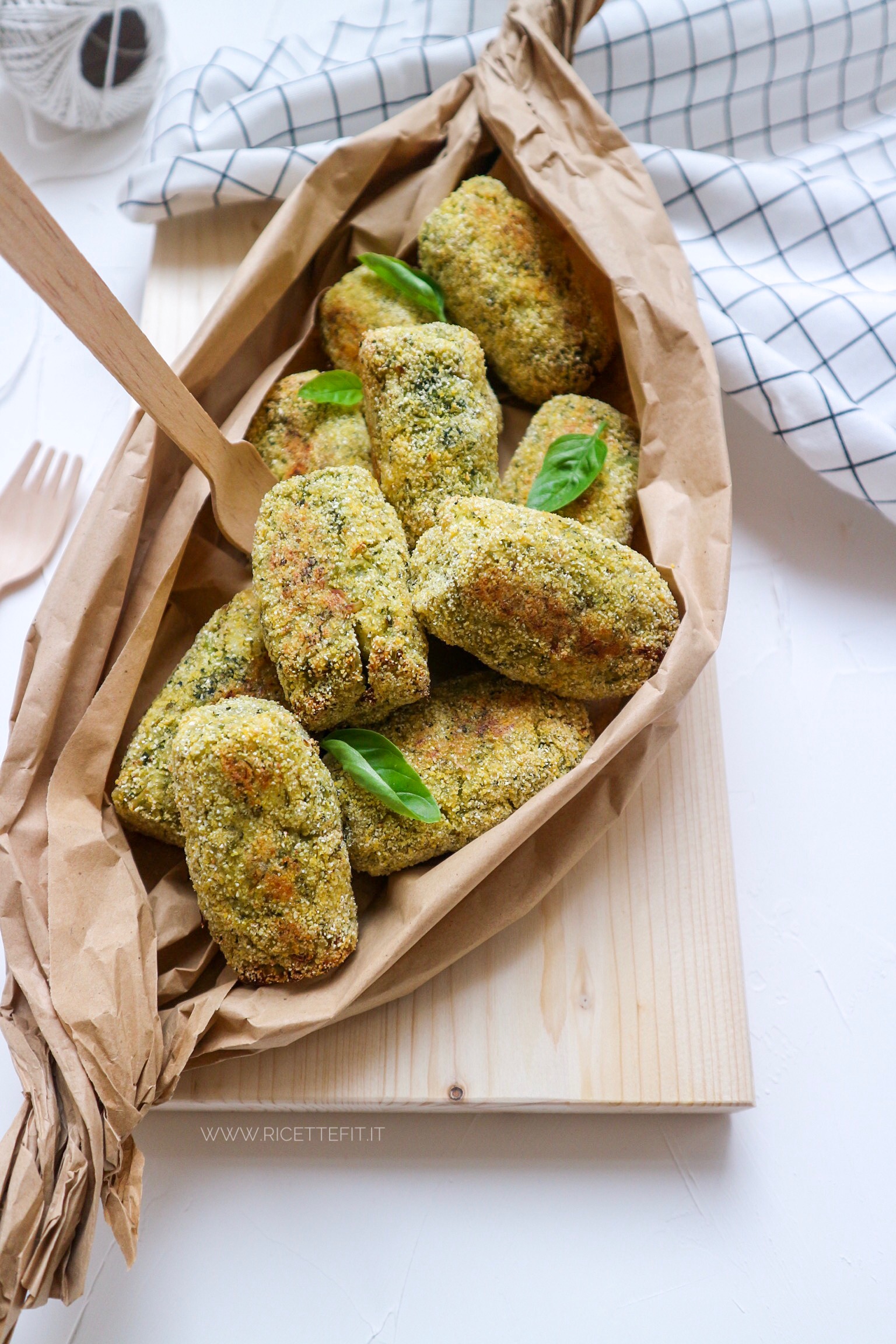 Crocchette di patate e broccoli senza glutine senza uova senza lattosio e light di LA VIE EST FIT