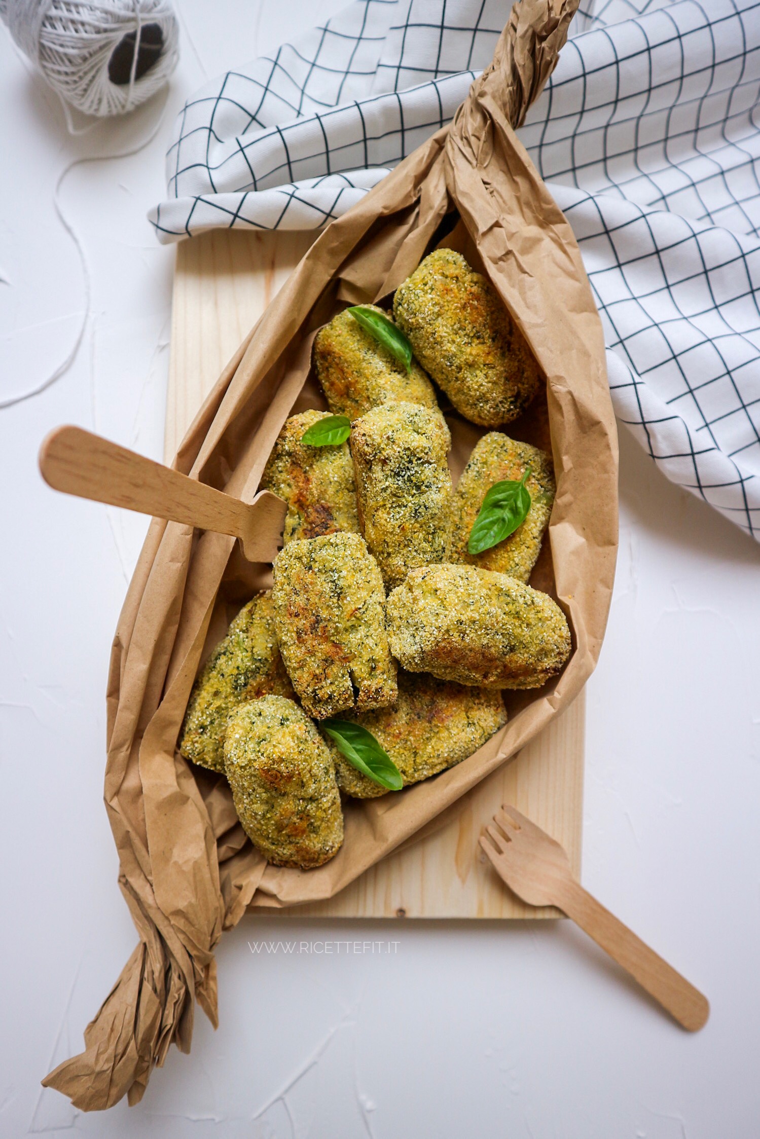 Crocchette di patate e broccoli senza glutine senza uova senza lattosio e light di LA VIE EST FIT