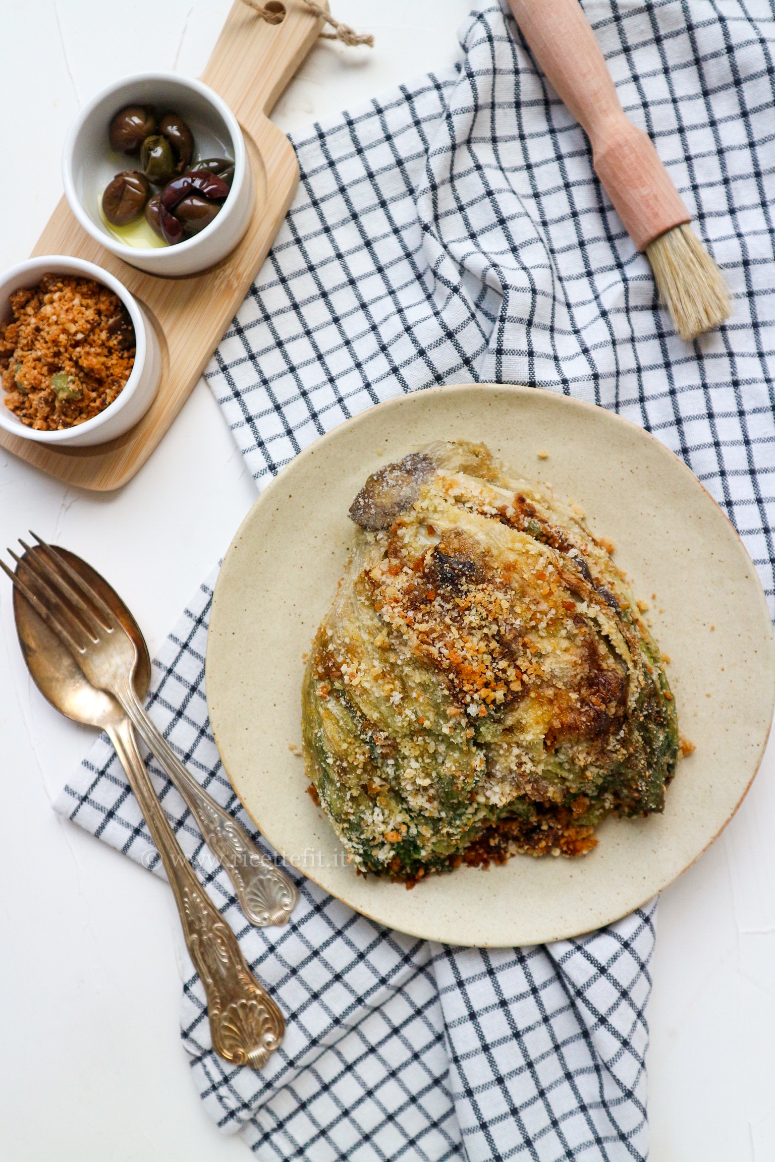 Scarola ripiena di ceci, prugne e olive light e vegan di LA VIE EST FIT