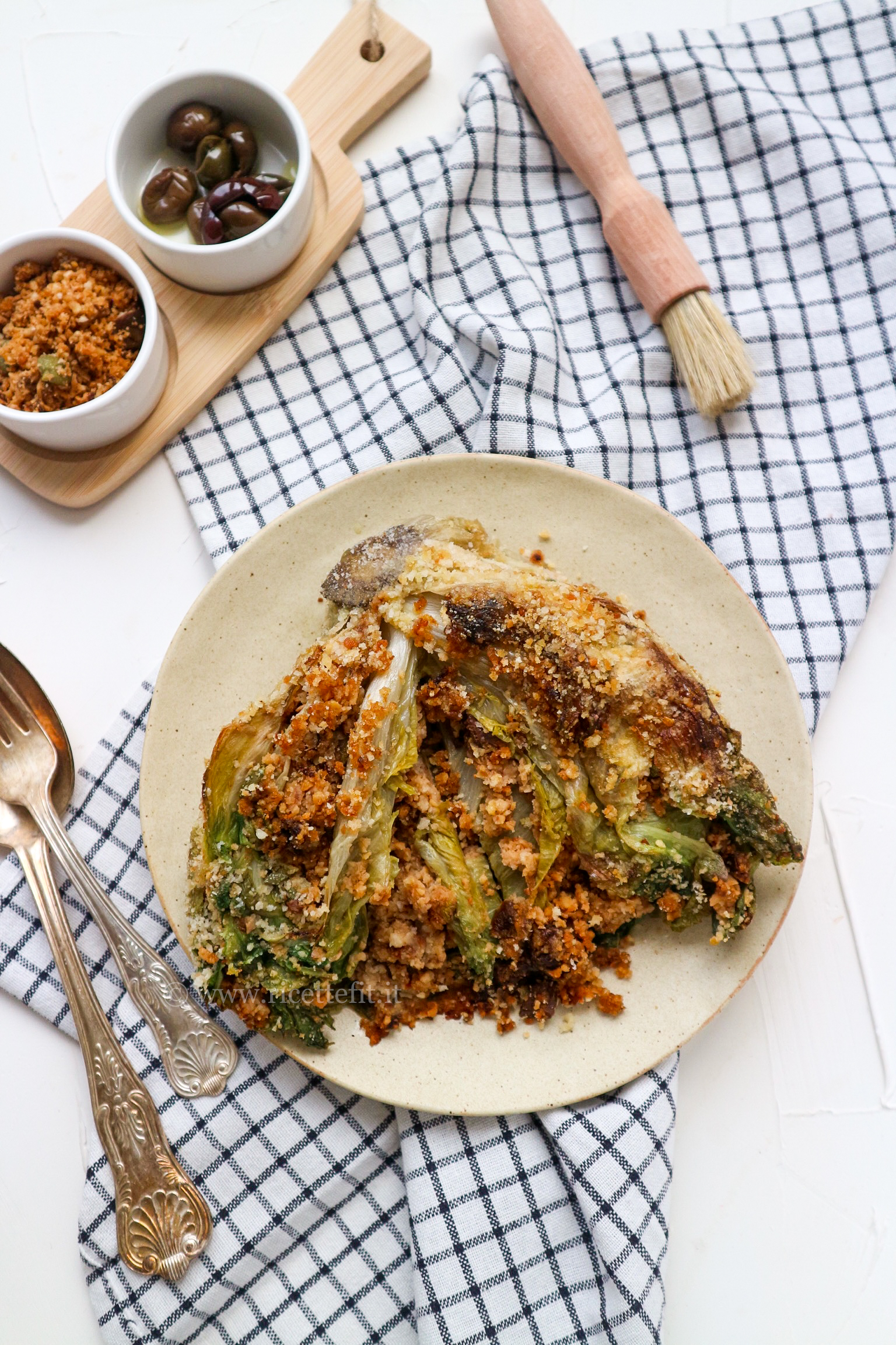 Scarola ripiena di ceci, prugne e olive light e vegan di LA VIE EST FIT