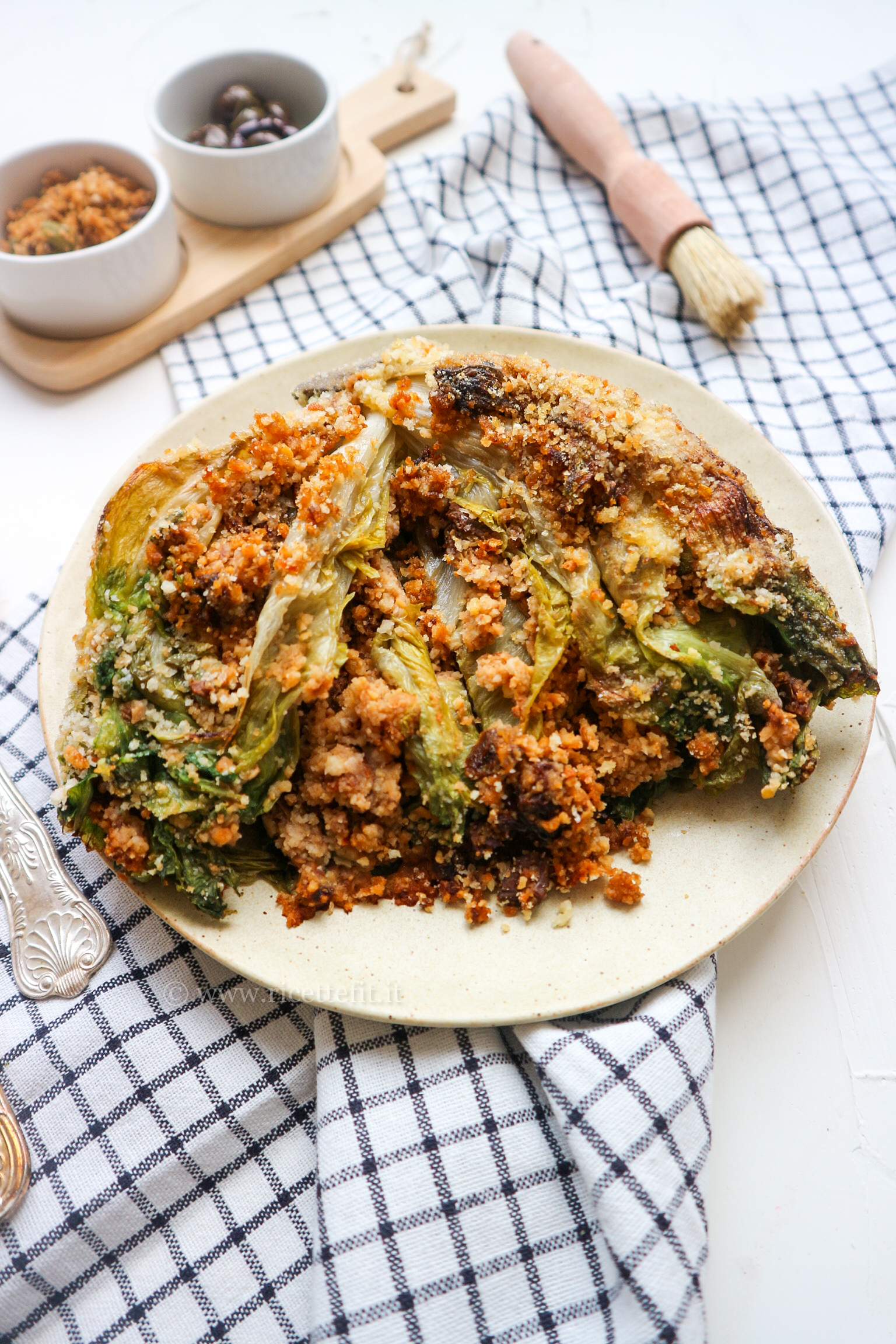 Scarola ripiena di ceci, prugne e olive light e vegan di LA VIE EST FIT