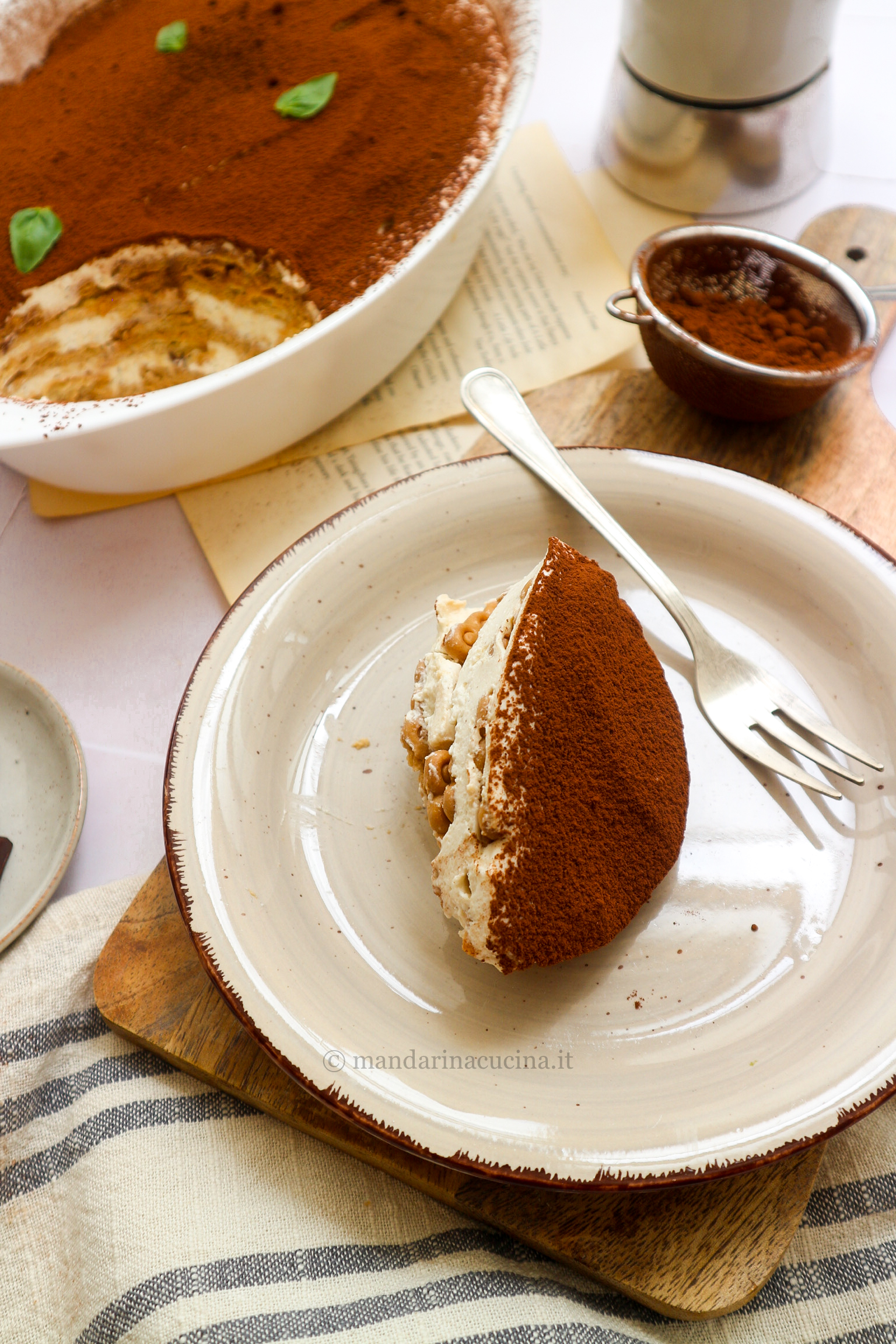 Tiramisù vegano facile e veloce senza frutta secca di laricettafit