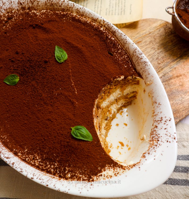 Tiramisù vegano facile e veloce senza frutta secca di laricettafit